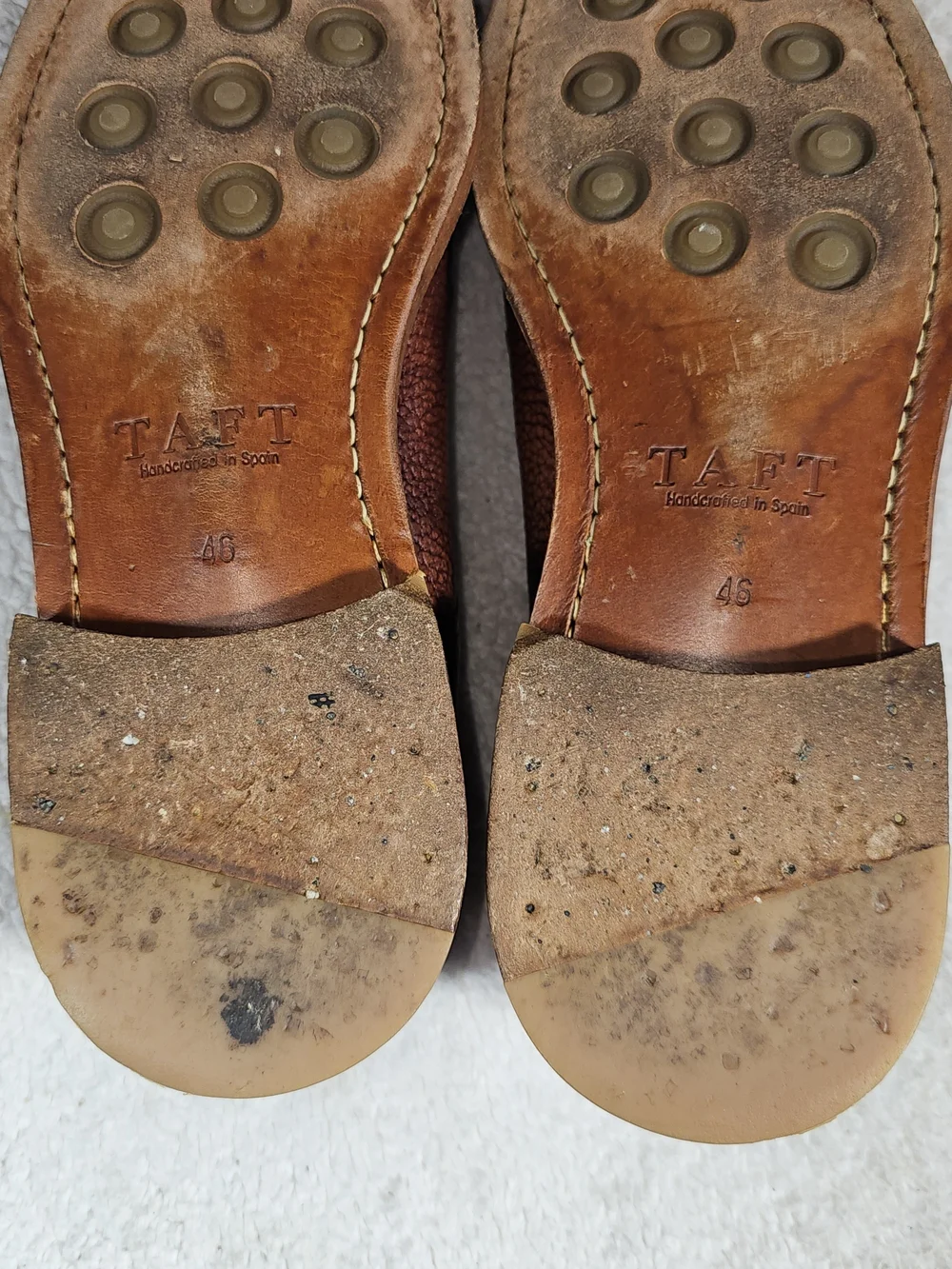 TAFT Rome Dress Shoes in Brown Size 46/Us 13